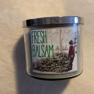 Bath & Body Works Candle (Fresh Balsam)